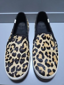 Keds Kate Spade Shoes Womens Size 6 Slip-On Leopard Print Calf Hair - Picture 1 of 8