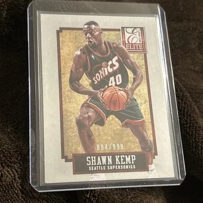 2013-14 Panini Elite 894/999 Shawn Kemp #279 Silver NM Free Shipping - Image 1 of 4
