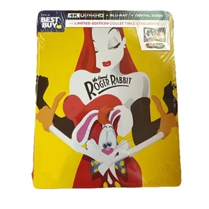 Who Framed Roger Rabbit 4K Collector STEELBOOK (4K+Blu-ray) NEW-Box Shipping - Picture 1 of 5