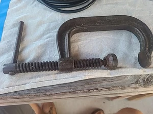 Vintage Wilton C-Clamp 4” Model 404 Heavy Duty Drop Forged Steel - Picture 1 of 5