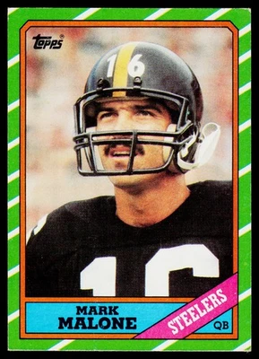 Mark Malone, 1986 Topps, #281, Pittsburgh Steelers, - Image 1 of 2
