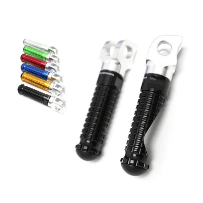 Pé dianteiro de tarugo preto MPRO para Kawasaki Versys 1000 12 13 14 - Imagem 1 de 4