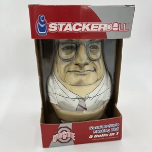 Woody Hayes 5 in 1 GROßE Stackerpuppe Russische Nestpuppe Ohio State 1968 Champs - Bild 1 von 7