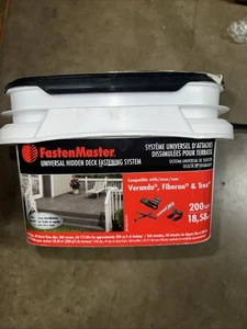 FastenMaster Universal verstecktes Deck Befestigungssystem - 200 sq ft (FMTHDCLIP-200) - Bild 1 von 4