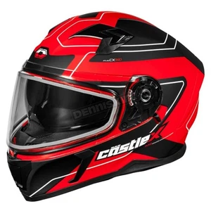 Castle X Matte Red/Black CX390 Atlas Snow Helmet - 36-14118 - Picture 1 of 2