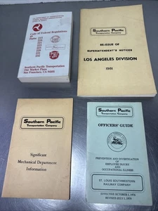 Libretti ferroviari del Pacifico meridionale, sicurezza, regole e registri, avvisi guida ufficiali - Foto 1 di 24