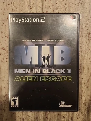 Men in Black II: Alien Escape (Sony PlayStation 2, 2002) PS2 W/manual  - Image 1 of 4