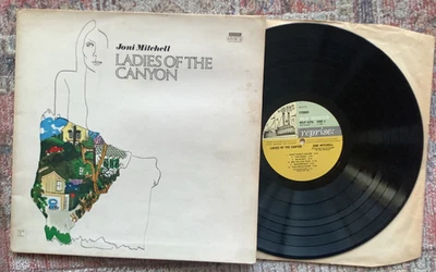 Joni Mitchell ladies of the canyon LP UK 1970 Reprise 1ST Beaver Radio Liverpool - Image 1 of 4