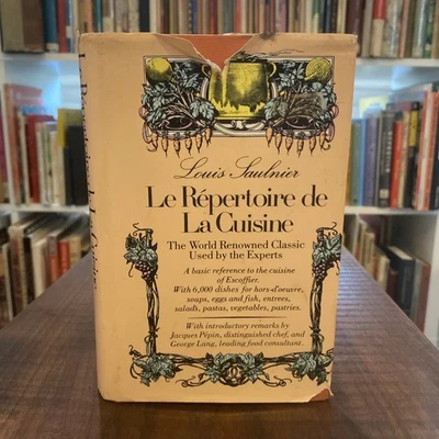 1976 Saulnier LE REPERTOIRE DE LA CUISINE A GUIDE TO FINE FOODS Cook Book HC/DJ - Image 1 of 4