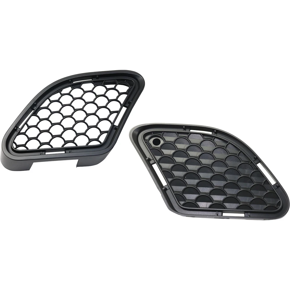 Juego de rejilla de parachoques exterior delantera izquierda y derecha Mercedes Benz C63 AMG 2008-2011 Foto 1 de 4