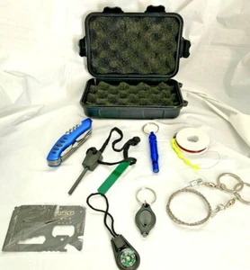 Kit de supervivencia de emergencia al aire libre... camping senderismo caza... estuche acolchado compacto - Imagen 1 de 12