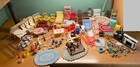 Massive Vintage Miniatures Dollhouse Furniture Access Lot 120 Pcs, Ideal Renwal