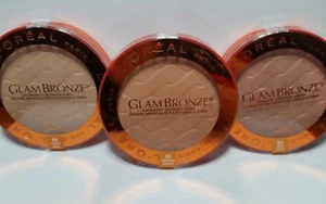 L'oreal Glam Bronze Bronzer Face Body Light Medium Deep New Damaged Your Choice - Picture 1 of 12