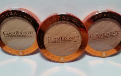 L'oreal Glam Bronze Bronzer Face Body Light Medium Deep New Damaged Your Choice - Image 1 of 4