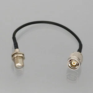 RF DVB Cable F female nut bulkhead to RP-TNC male RG174 6"~10FT GPS TV antenna - Picture 1 of 5