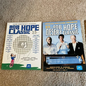 23rd & 25th Annual Bob Hope Classic Official Souvenir Program 1984 FREE SHIp - Picture 1 of 3