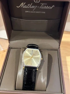Mathey Tissot Women's Mytique Gold Dial Watch - SB100HBI - Picture 1 of 2