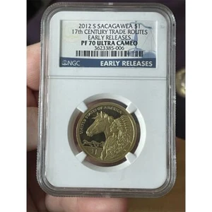 2012 S Sacagawea $1 Coin PF 70 Ultra Cameo NGC Native American Proof - Picture 1 of 4
