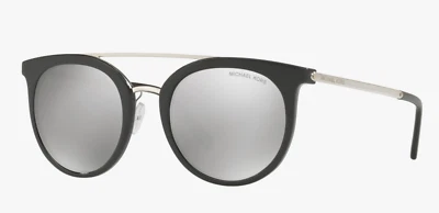 Nuevas gafas de sol MICHAEL KORS MK2056 32716G ILA 50 mm negras plateadas Foto 1 de 4