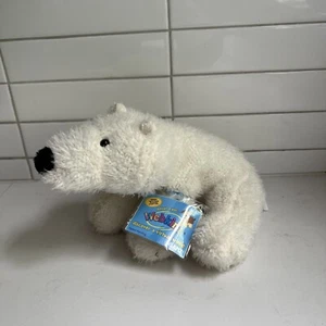 Ganz Webkinz POLAR Bear HM116 Plush Stuffed 9" w/ Code Tags - Picture 1 of 10