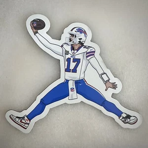 NFL Buffalo Bills Magnet Jumpman Josh Allen White Away Pop Art Mafia Custom MVP - Picture 1 of 1