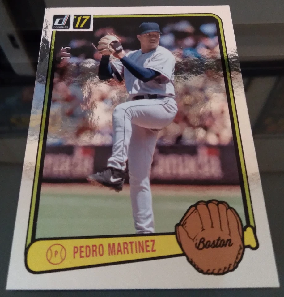 2017 Panini Donruss Retro 1983 Press Proof #RV-42 Pedro Martinez 3/5 NEAR MINT - Image 1 of 4