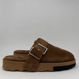 Zoccoli OFF-WHITE scamosciati spugna uomo taglia 44 EU/ 11 US nero - Foto 1 di 11