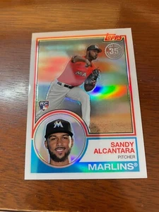 2018 Topps '83 Topps Silver Pack Chrome #53 Sandy Alcantara RC - Marlins - Picture 1 of 2