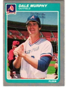 1985 Fleer #335 Dale Murphy, Atlanta Braves - Picture 1 of 2