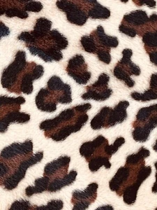 Fabric Remnant Leopard Print Polyester Fabric Pillows Cushions Pet Bed 64"x28" - Picture 1 of 4