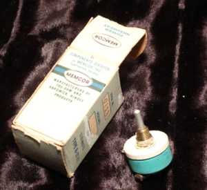Memcor R-121/2 Power Rheostat 12,5W drahtgewickelt mit 1/8" Schaft, 1/4-32 Gewinde. - Bild 1 von 4