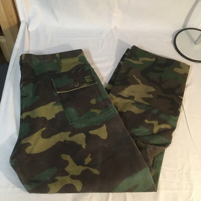 Pointer Brand Woodland Camo Mens 40W 31L 40x31 Hunting Pants USA Made Reinforced - Image 1 of 4