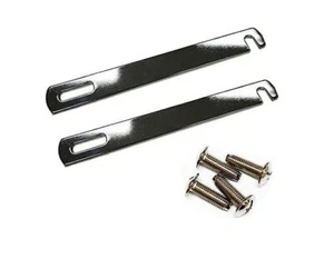 Divan Bed Base Link Bars Joining Silver Nickle Plated Bar & Bolts 98mm & 200mm - Picture 1 of 3