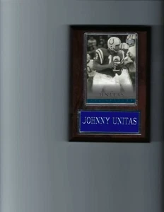 JOHNNY UNITAS PLAQUE BALTIMORE COLTS FOOTBALL NFL C2 - Picture 1 of 1