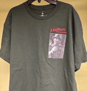 Brand New A Nightmare On Elm Street Green Dual Sided Short Sleeve T-Shirt XL - Picture 1 of 4