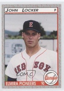 1990 Bill Pucko Elmira Pioneers John Locker #18