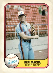 1981 Fleer #167 Ken Macha - Picture 1 of 2