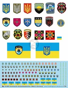 Peddinghaus 1/16 Ukrainian Military Patches & Unit Insignia 2022 Invasion 1 4052 - Picture 1 of 1