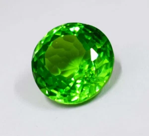 Extremely Rare Round Cut 33.35 CT Beautiful Light Green Peridot Loose Gemstone - Picture 1 of 7