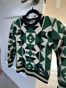 Polo Ralph Lauren Boy's Reindeer Winter Crest Fair Isle Sweater Size 6-7 - Picture 1 of 3