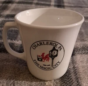 Corning USA 6 Oz Coffee/Tea Mug Commemorating Charleroi, PA 100 Years Of Magic - Picture 1 of 4