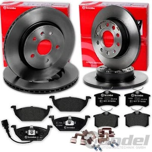brembo BREMSSCHEIBEN + BELÄGE VORNE + HINTEN für VW GOLF 4 POLO 9N AUDI A3 LEON - Bild 1 von 6