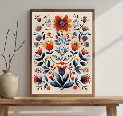 Arte de pared en lienzo ARTE POPULAR ESCANDINAVO 12 x 16 sin marco 514 Foto 1 de 3