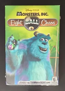 Monsters, Inc. Eight Ball Chaos PC BRAND NEW Disney Computer Game 8 Vintage NIB - Picture 1 of 3
