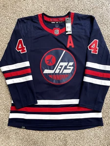 Winnipeg Jets Morrissey Heritage Alt Adidas PrimeGreen NHL Hockey Jersey Size 52 - Imagen 1 de 6