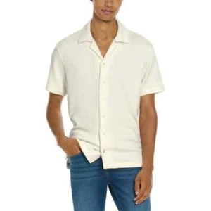 Scotch & Soda Men's Jersey Short Sleeve Shirt, White, Size XXL - Picture 1 of 8