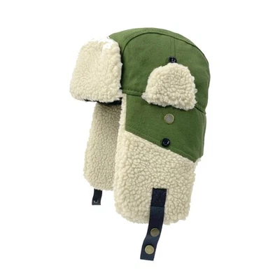 Hombres Mujeres Invierno Trampero Sombrero con Orejeras Cálido Ruso Ushanka Aviador Gorra de Esquí Foto 1 de 4