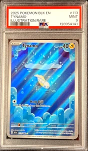 2025 POKÉMON BLACK BOLT EN TYNAMO ILLUSTRAZIONE RARA #113 COME NUOVA 💎 PSA 9 - Foto 1 di 6