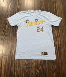 Baseballism Ken Griffey Jr T Shirt Men’s Small Blue Cotton Polyester - Picture 1 of 5