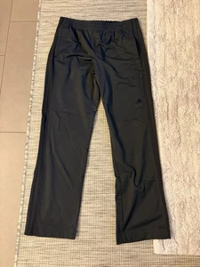 Adidas Herren Jogginghose Gr. L, 3 schwarze Streifen, Reißverschluss-Knöchel, Taschen - Bild 1 von 4